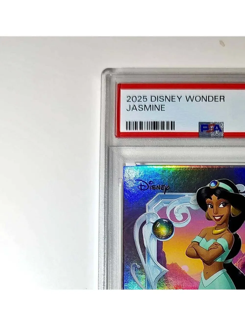Jasmine 2025 Topps Disney Cartoon Princess #156 Card Aladdin PSA 9 MT